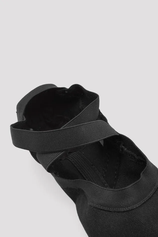Ballet Bloch Adult Mens Synchrony Stretch Canvas Ballet Shoes Black Canvas