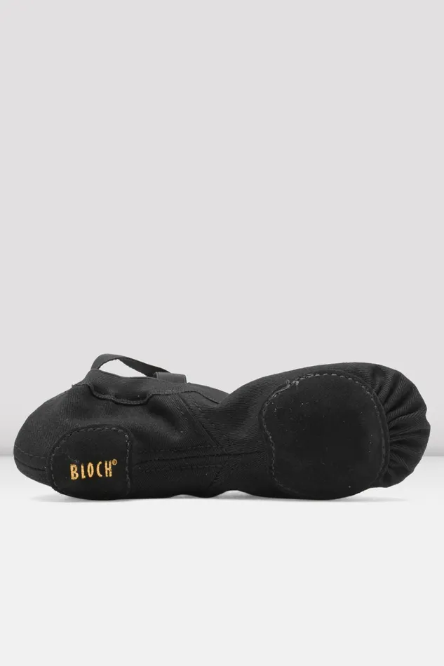 Ballet Bloch Adult Mens Synchrony Stretch Canvas Ballet Shoes Black Canvas