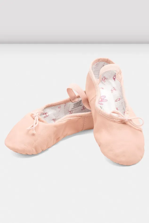 Ballet Bloch Children Childrens Bunnyhop Leather Ballet Shoes Pink Leather