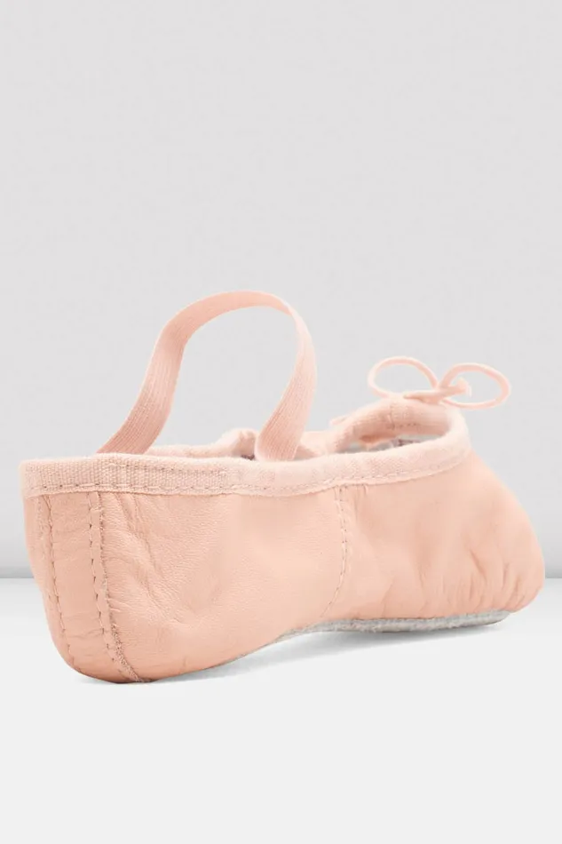 Ballet Bloch Children Childrens Bunnyhop Leather Ballet Shoes Pink Leather