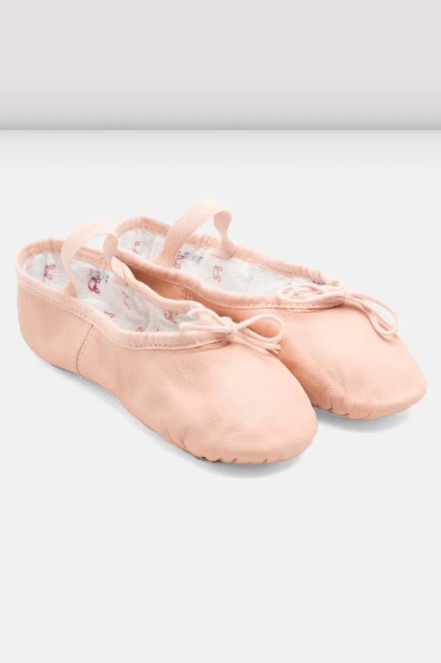 Ballet Bloch Children Childrens Bunnyhop Leather Ballet Shoes Pink Leather
