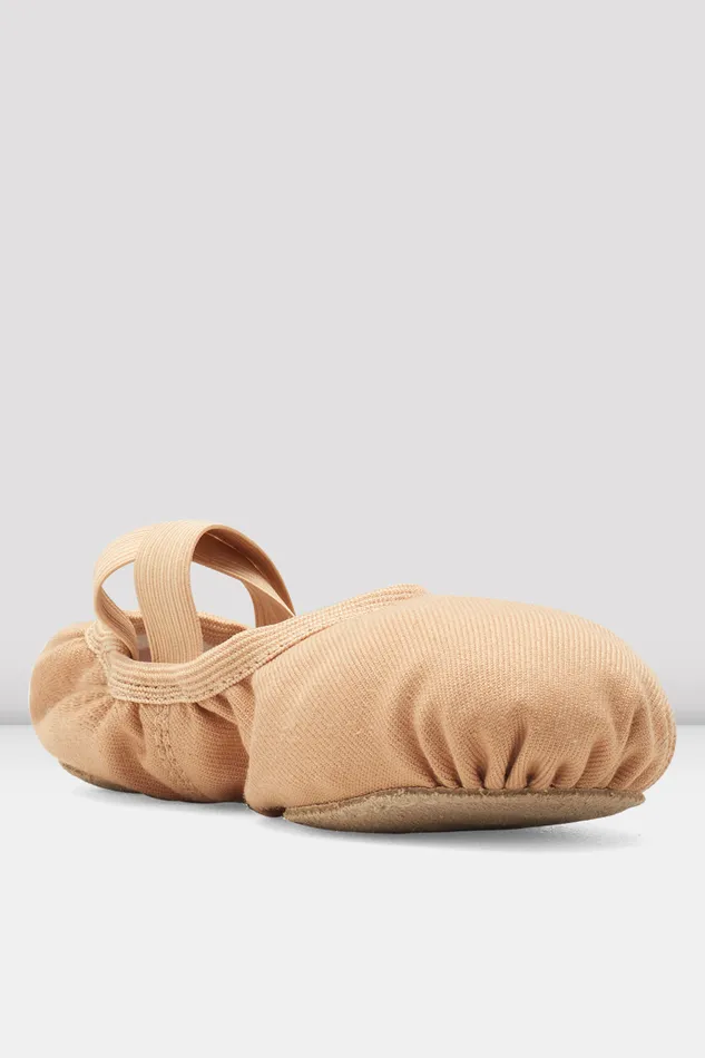 Ballet Childrens Performa Stretch Canvas Ballet Shoes Sand Canvas Bloch Children
