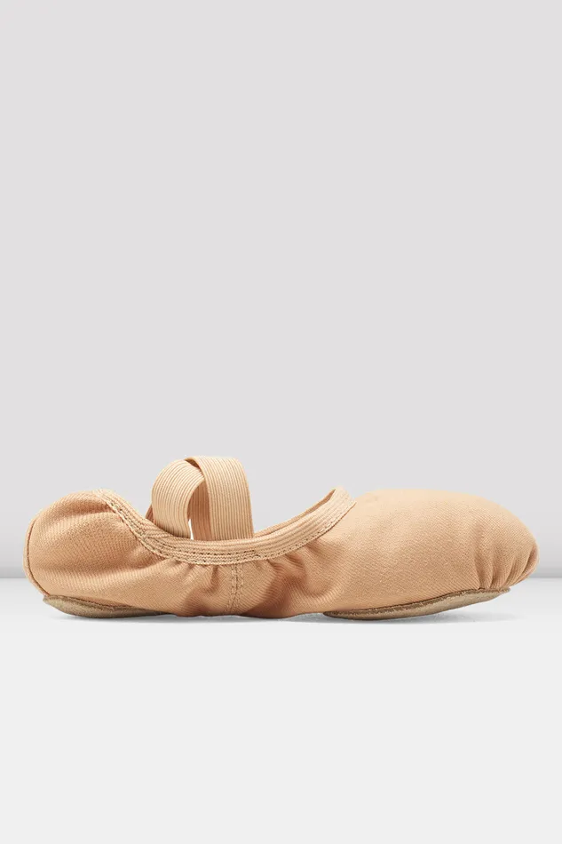 Ballet Childrens Performa Stretch Canvas Ballet Shoes Sand Canvas Bloch Children