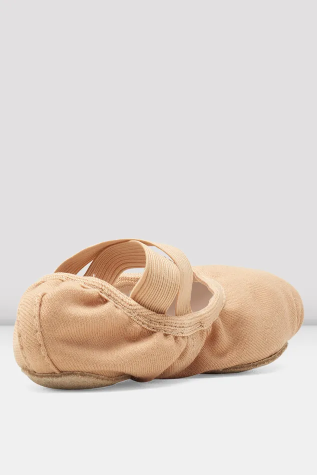 Ballet Childrens Performa Stretch Canvas Ballet Shoes Sand Canvas Bloch Children
