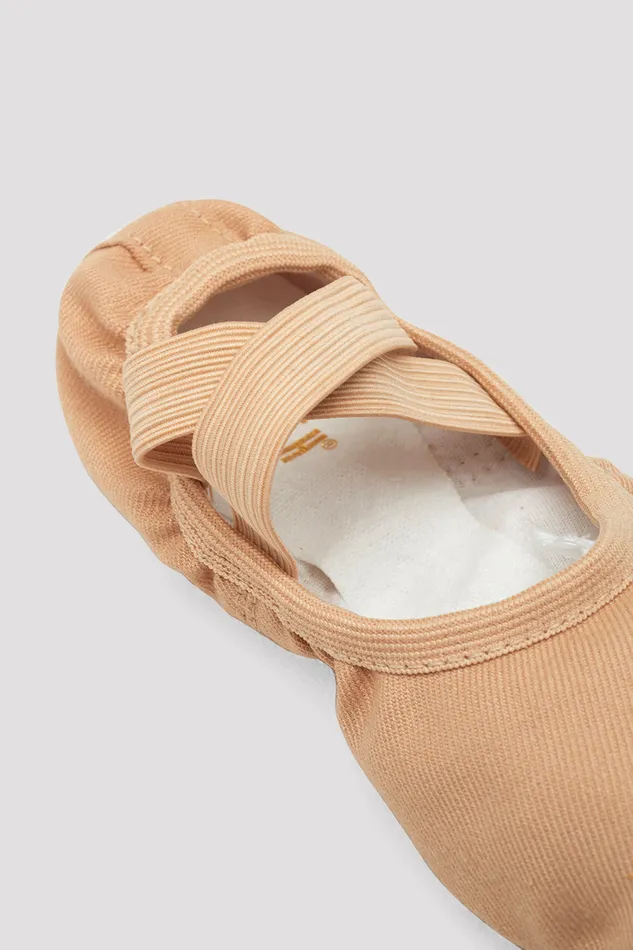 Ballet Childrens Performa Stretch Canvas Ballet Shoes Sand Canvas Bloch Children
