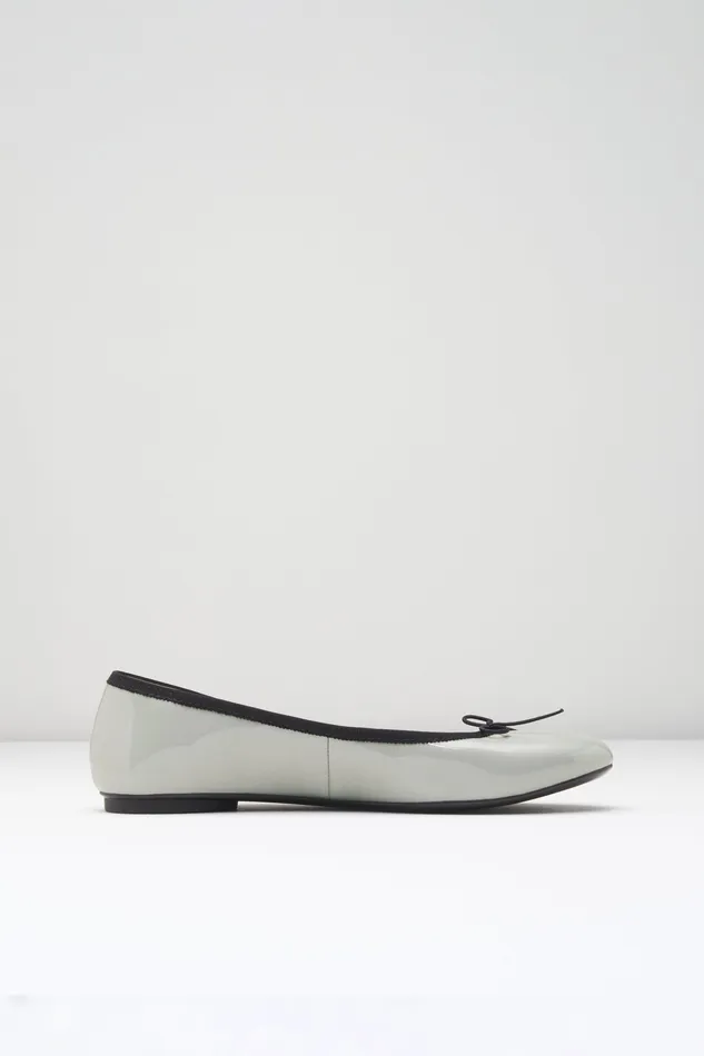 Ballet Flats Adult Ladies Ascella Ballet Flats Silver Patent Bloch