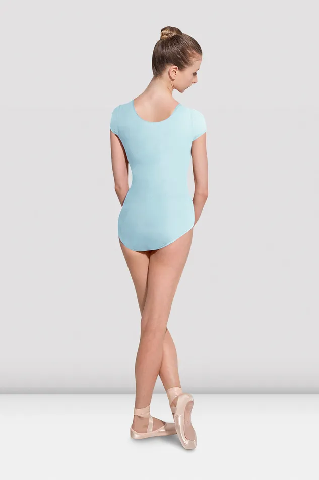 Basics Adult Bloch Ladies Betri Cap Sleeve Leotard Pastel Blue