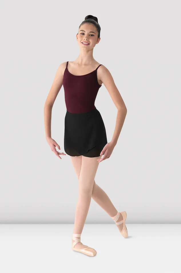Basics Adult Bloch Ladies Mirella Georgette Wrap Skirt Black