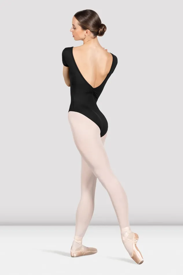 Basics Adult Ladies Penny Cap Sleeve Leotard Black Bloch