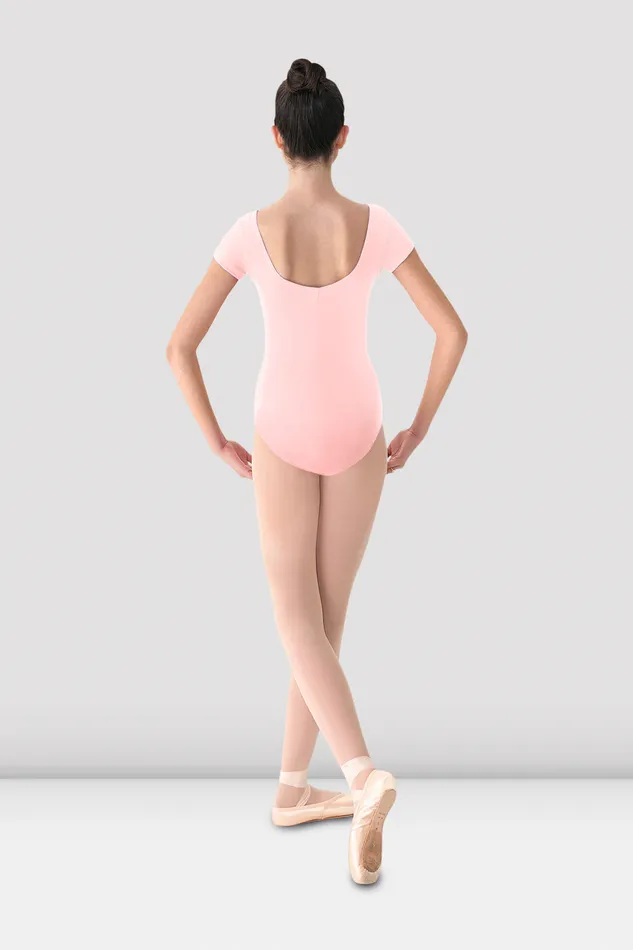 Basics Bloch Adult Ladies Mirella Cap Sleeve Princess Seam Leotard Pink