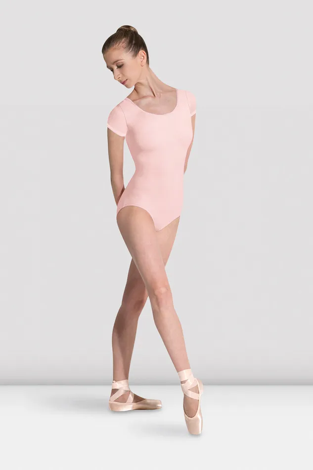 Basics Ladies Betri Cap Sleeve Leotard Light Pink Bloch Adult