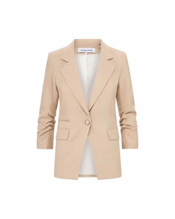 Battista Dickey Jacket Stone Khaki Women Veronica Beard Jackets and Outerwear Battista Dickey Jacket Stone Khaki Women Veronica Beard Jackets and Outerwear