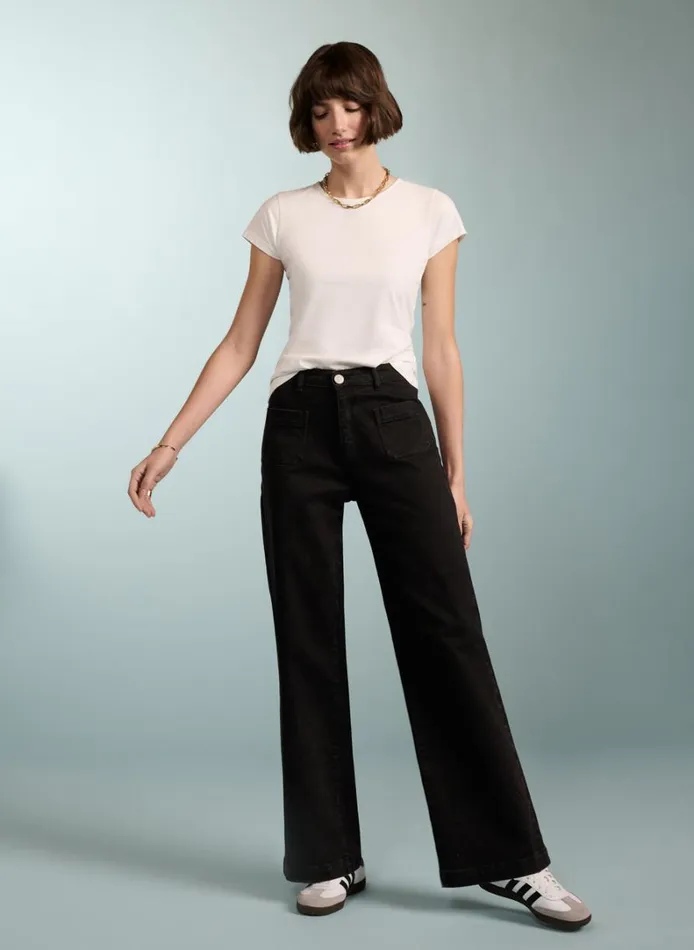 Baukjen Baukjen Essentials Organic Cotton Slim Tee Pure White Clothing