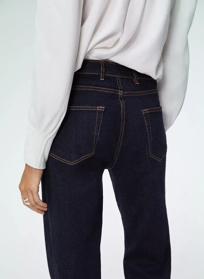 Baukjen Baukjen Organic Cotton Stretch Boyfriend Jean Dark Denim Clothing