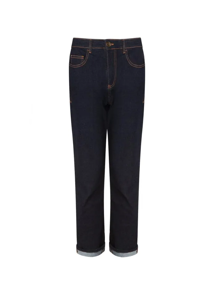 Baukjen Baukjen Organic Cotton Stretch Boyfriend Jean Dark Denim Clothing