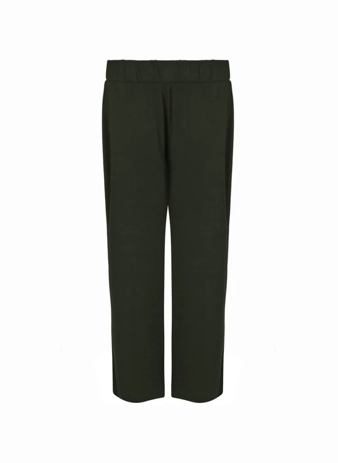 Baukjen Cropped Palazzo Trousers Caviar Black Clothing