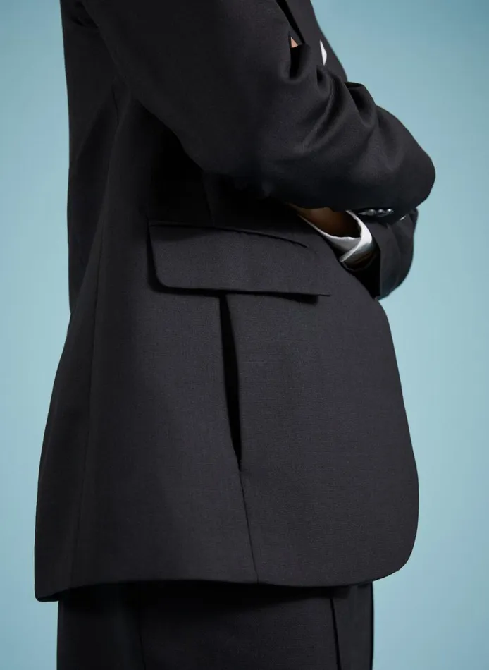 Baukjen Kasay Responsible Pure WoolBlazer Caviar Black Clothing