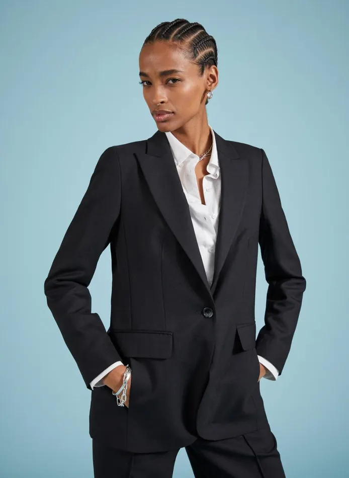 Baukjen Kasay Responsible Pure WoolBlazer Caviar Black Clothing