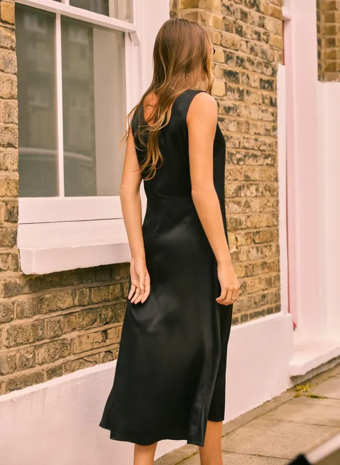 Baukjen Nora Ecojilin Dress Caviar Black Clothing