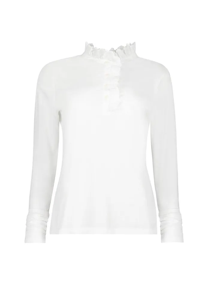 Baukjen Tricia Organic Cotton Top Pure White Clothing