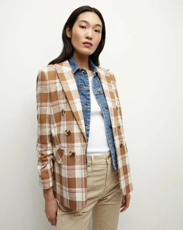 Beacon Dickey Jacket Ochre Multi Women Veronica Beard Jackets and Outerwear Beacon Dickey Jacket Ochre Multi Women Veronica Beard Jackets and Outerwear