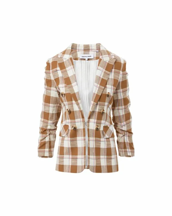 Beacon Dickey Jacket Ochre Multi Women Veronica Beard Jackets and Outerwear Beacon Dickey Jacket Ochre Multi Women Veronica Beard Jackets and Outerwear