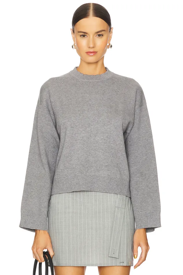Becky Sweater Grey Women Lovers and Friends Sweaters and Knits