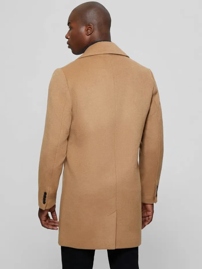 Bel Air Melton WoolBlend Peacoat Desert Storm Men Jackets and Coats GUESS Bel Air Melton WoolBlend Peacoat Desert Storm Men Jackets and Coats GUESS