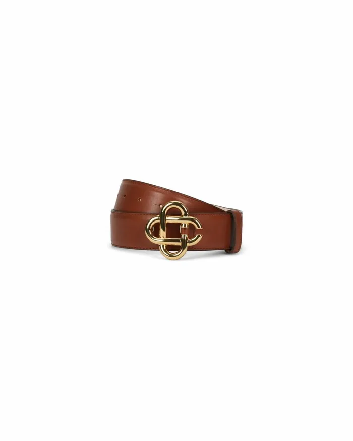 Belts Men Casablanca Paris Cinnamon Leather Belt