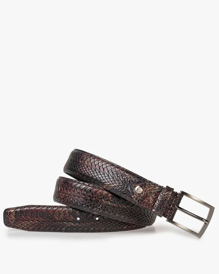 Belts Men Floris Van Bommel De Belter 3131 Printedleather