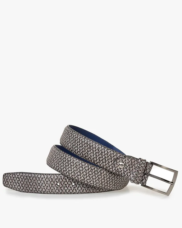 Belts Men Floris Van Bommel De Belter 3275 Printedleather