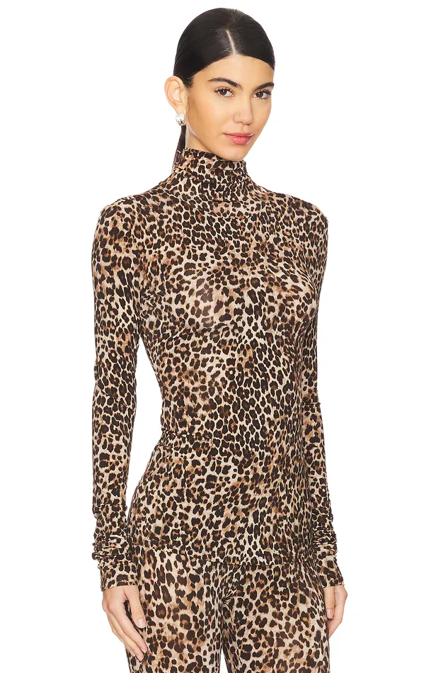 Billie Top Leopard Women Lovers and Friends Tops
