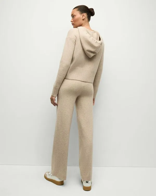 Billy Merino Cashmere Hoodie Oatmeal Women Veronica Beard Sweaters Billy Merino Cashmere Hoodie Oatmeal Women Veronica Beard Sweaters