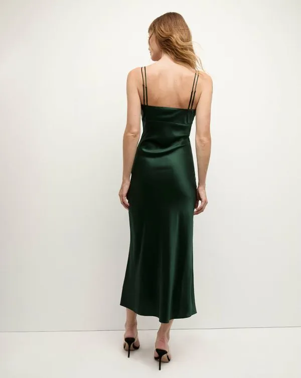 Bixie StretchSilk Slip Dress Pine Women Veronica Beard Dresses Bixie StretchSilk Slip Dress Pine Women Veronica Beard Dresses