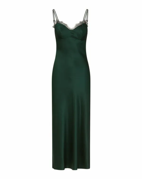 Bixie StretchSilk Slip Dress Pine Women Veronica Beard Dresses Bixie StretchSilk Slip Dress Pine Women Veronica Beard Dresses