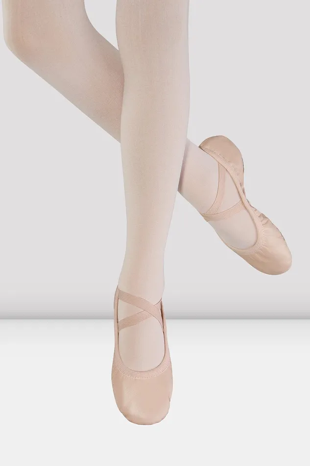 Bloch Ballet Children Childrens Odette Leather Ballet Shoes Pink Leather