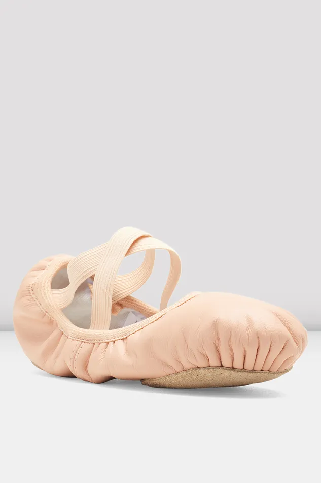 Bloch Ballet Children Childrens Odette Leather Ballet Shoes Pink Leather