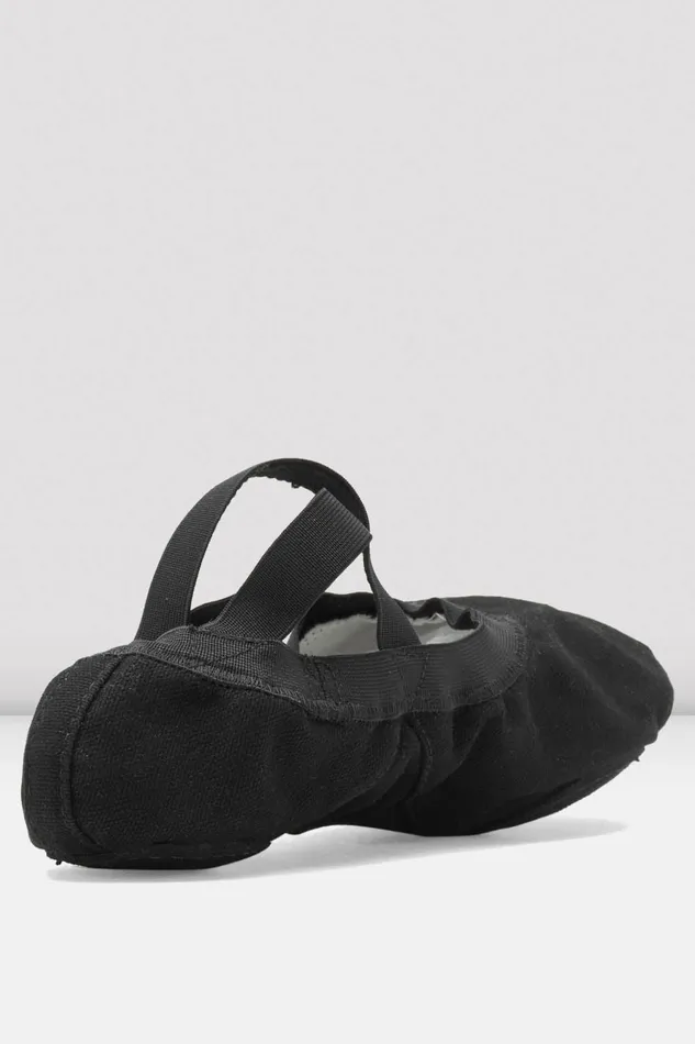 Bloch Ladies Pro Elastic Canvas Ballet Shoes Black Canvas Adult Ballet Bloch Ladies Pro Elastic Canvas Ballet Shoes Black Canvas Adult Ballet