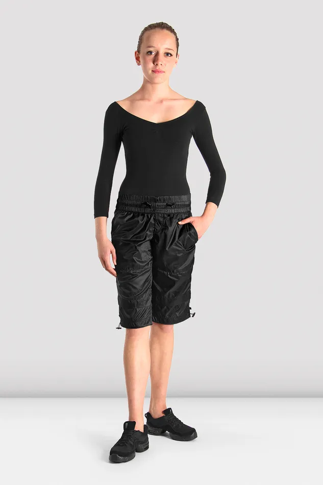 Bloch Mens Adult Adult Unisex Warm Up Shorts Black