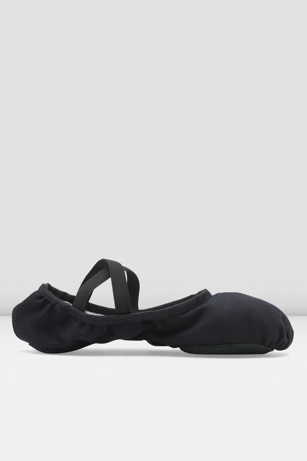 Bloch Mens Adult Mens Performa Stretch Canvas Ballet Shoes Black Canvas