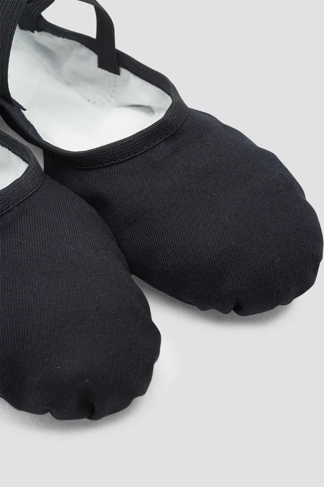 Bloch Mens Adult Mens Performa Stretch Canvas Ballet Shoes Black Canvas