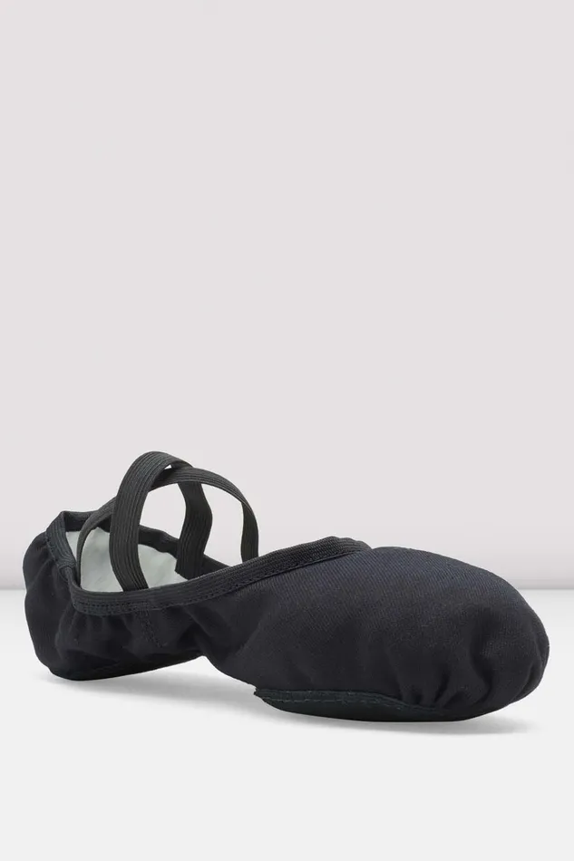 Bloch Mens Adult Mens Performa Stretch Canvas Ballet Shoes Black Canvas