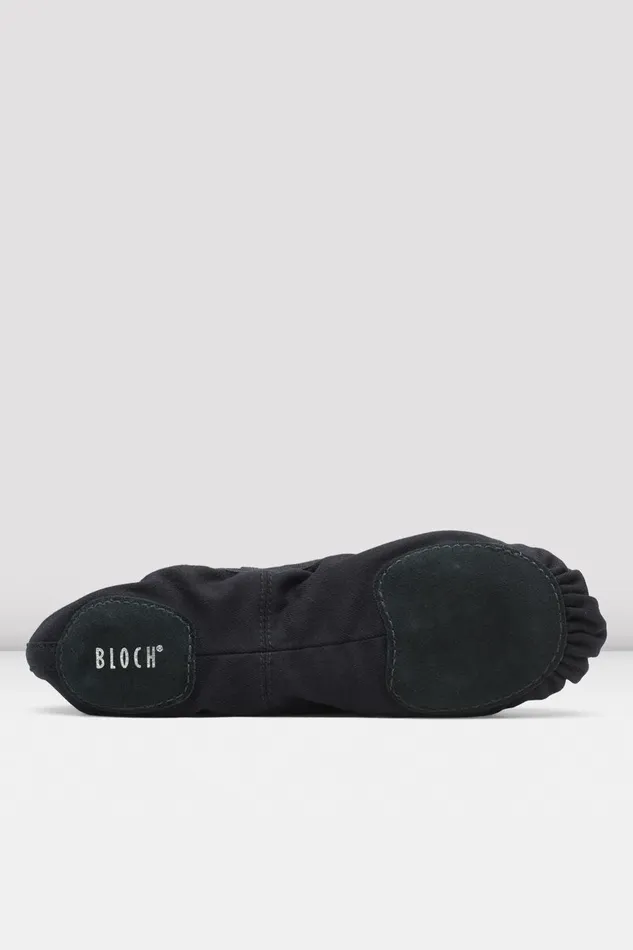 Bloch Mens Adult Mens Performa Stretch Canvas Ballet Shoes Black Canvas