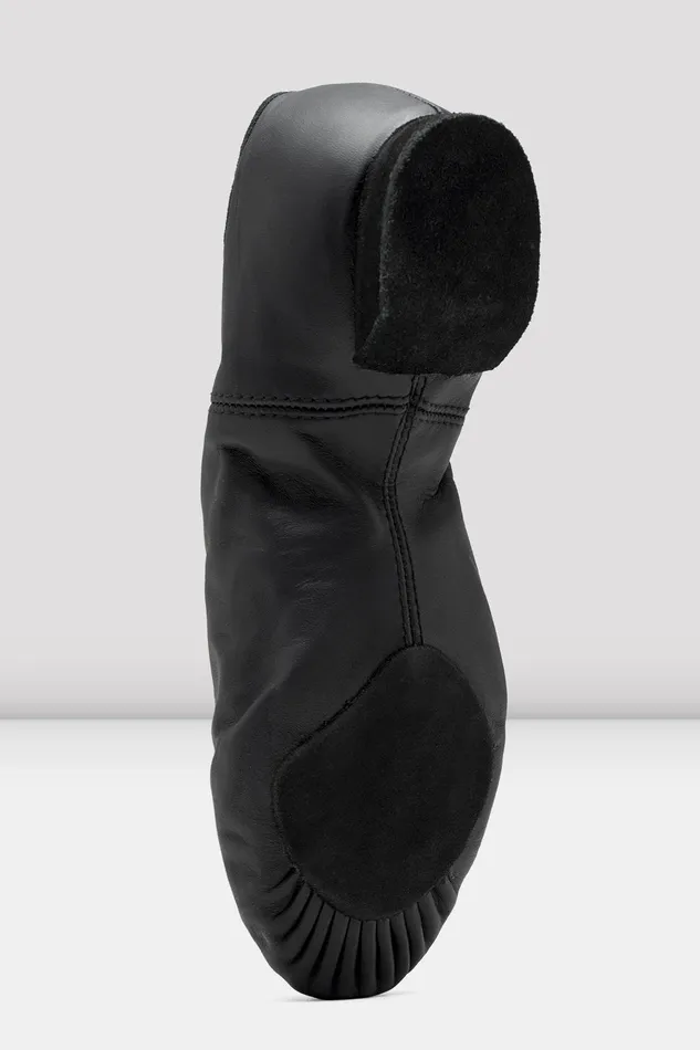Bloch Mens Adult Mens Ultraflex Suede Jazz Shoes Black Leather