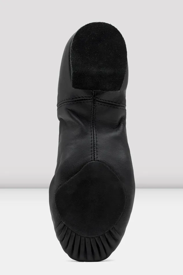 Bloch Mens Adult Mens Ultraflex Suede Jazz Shoes Black Leather
