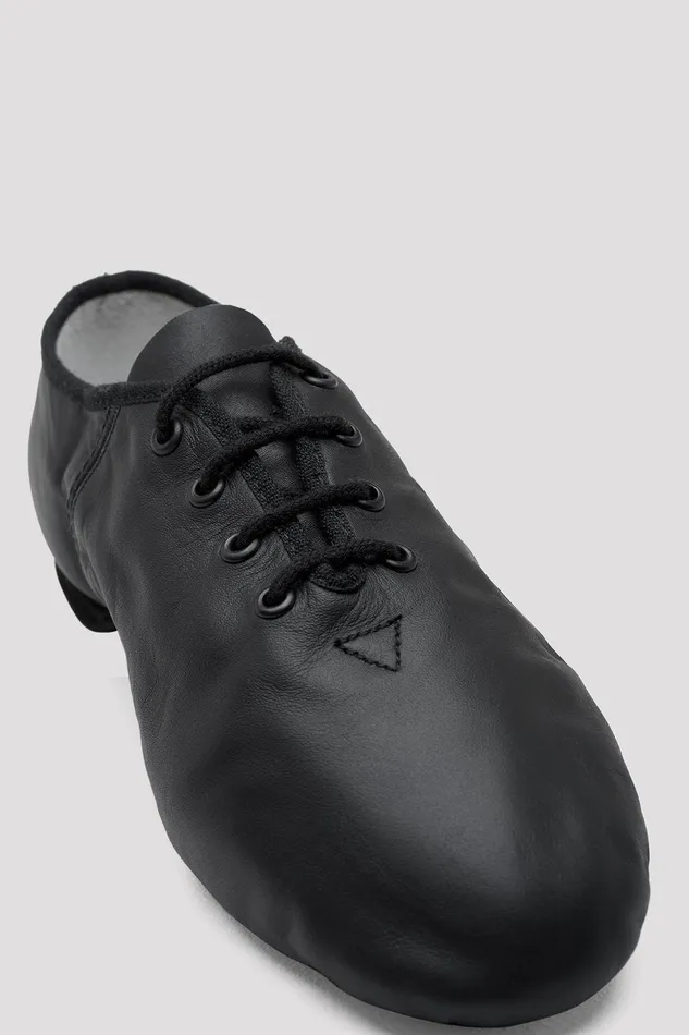 Bloch Mens Adult Mens Ultraflex Suede Jazz Shoes Black Leather