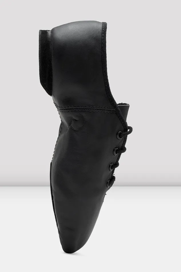 Bloch Mens Adult Mens Ultraflex Suede Jazz Shoes Black Leather