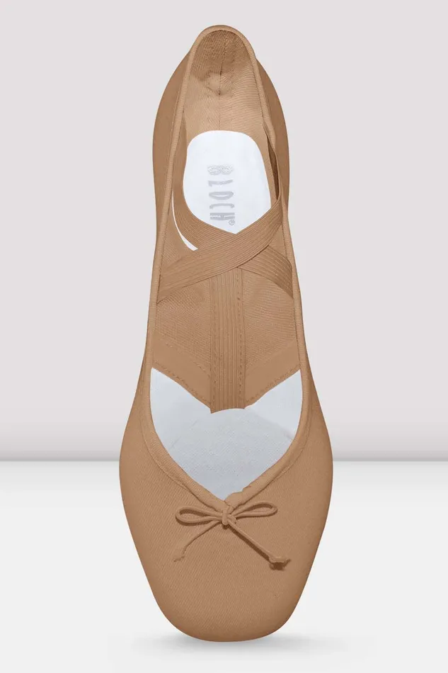 Bloch Mens Perfectus Canvas Ballet Shoes Sand Canvas Adult Tonal Footwear