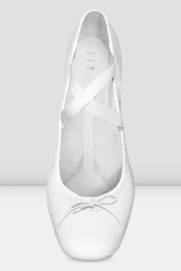 Bloch Mens Precision Leather Ballet Shoes White Leather Adult Ballet