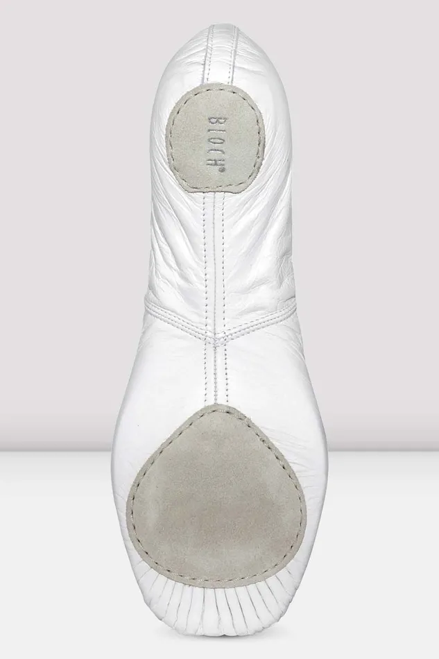 Bloch Mens Precision Leather Ballet Shoes White Leather Adult Ballet